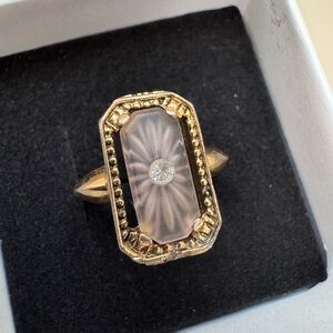 Avon frost lights ring *altered* - size 5-7